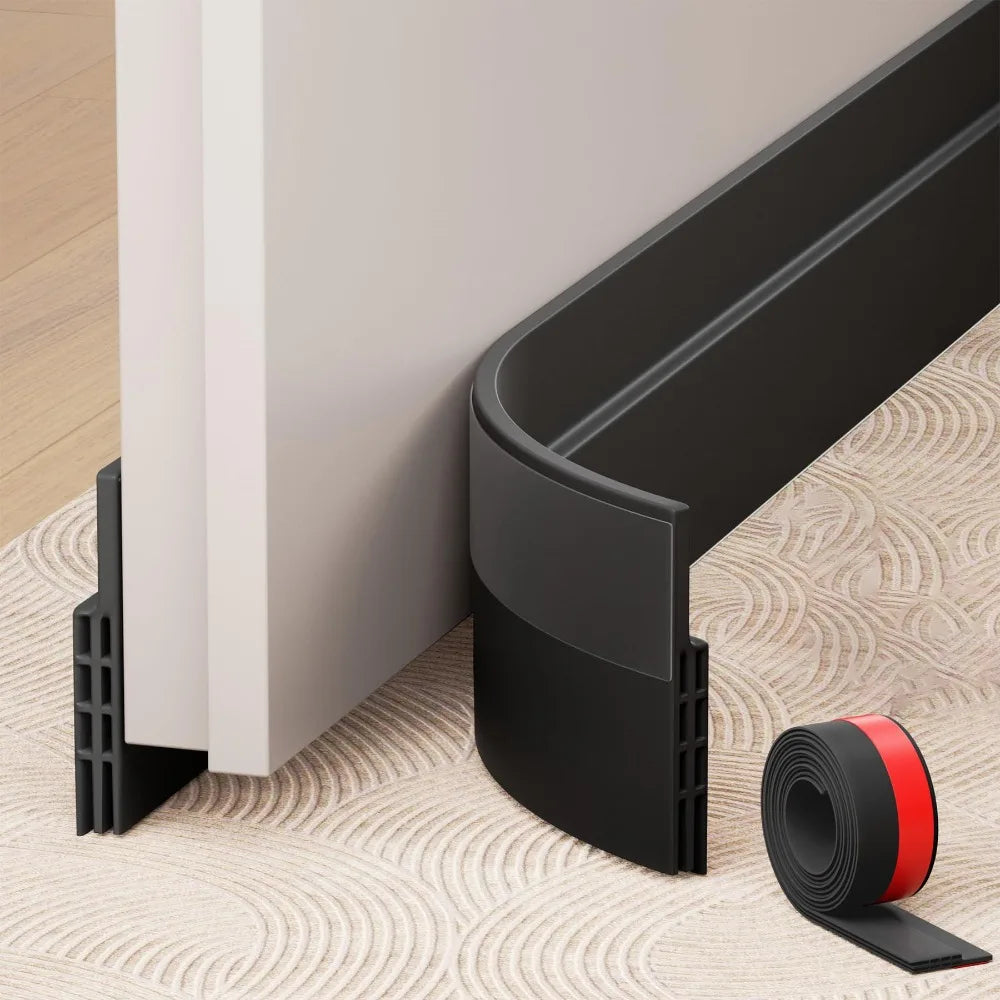 Soundproof Door Sealer Strip - Self-Adhesive Draft Stopper