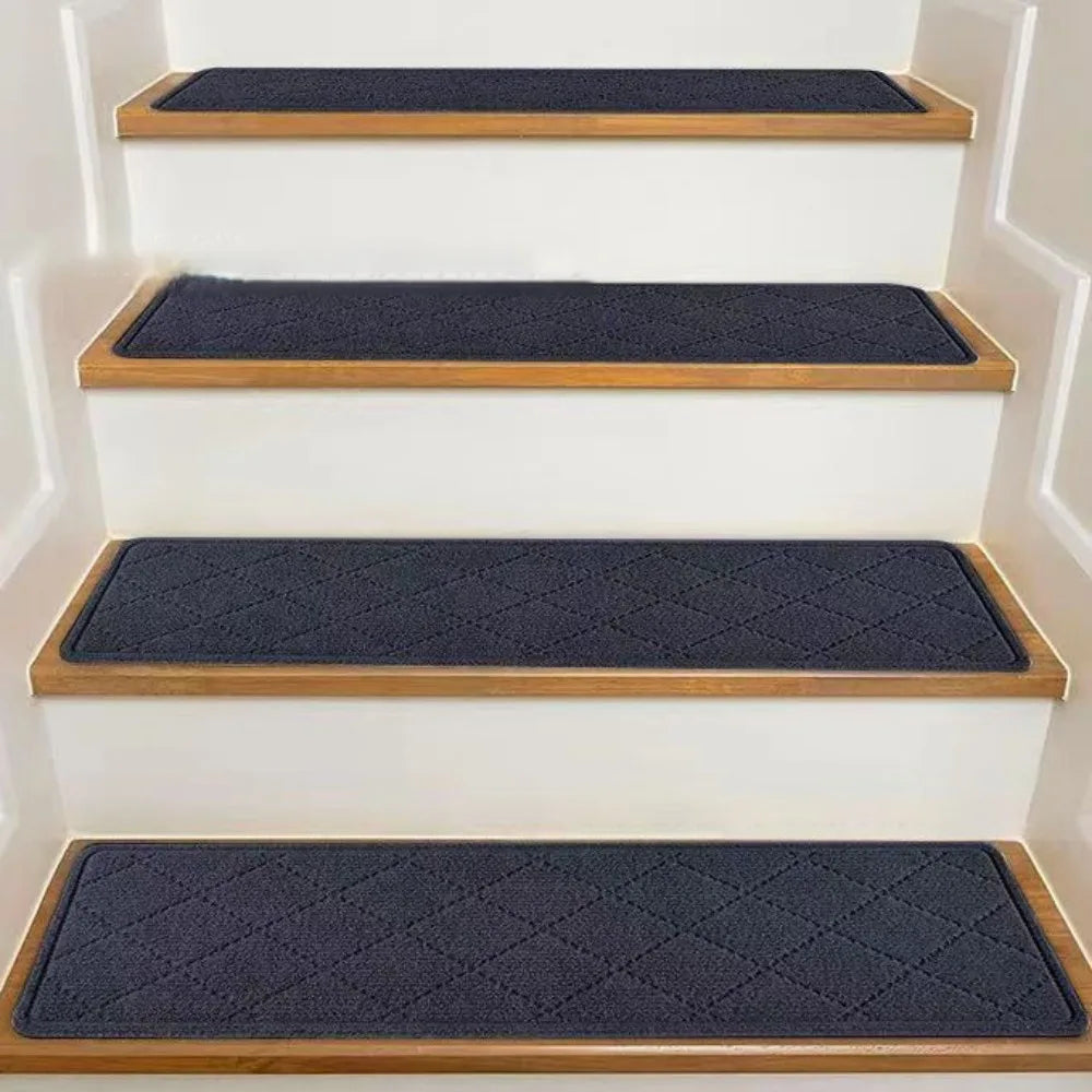 Non-Slip Stair Treads 8x30" Self-Adhesive Carpet Runner