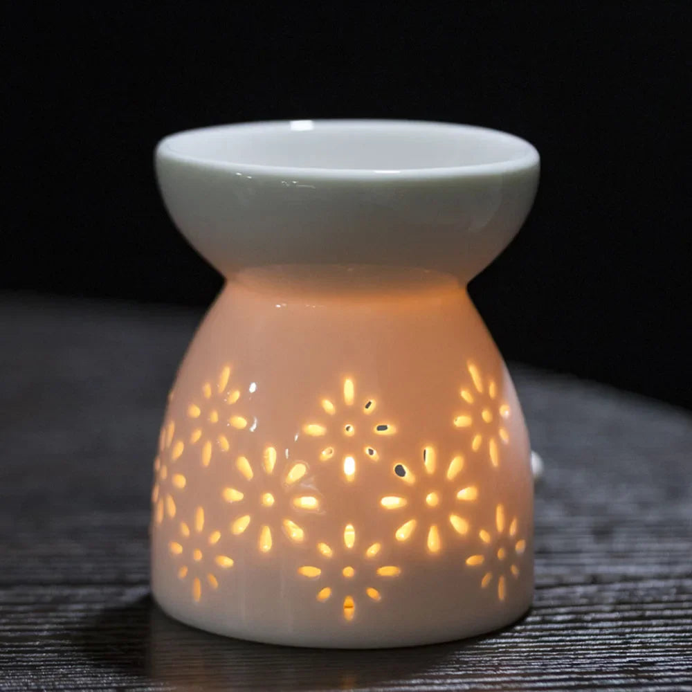 Candle Warmer: Valentine's Wax Melt Burner - Ceramic Candle Warmer Diffuser