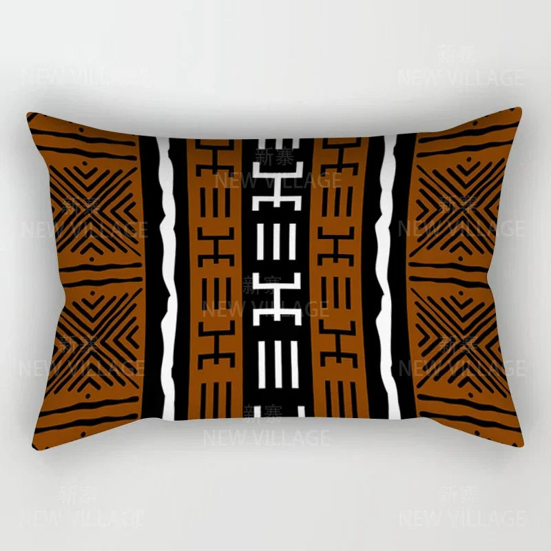 Pillow Cover: Nordic Boho Throw Pillow Case 30x50cm - Modern Fall Decor