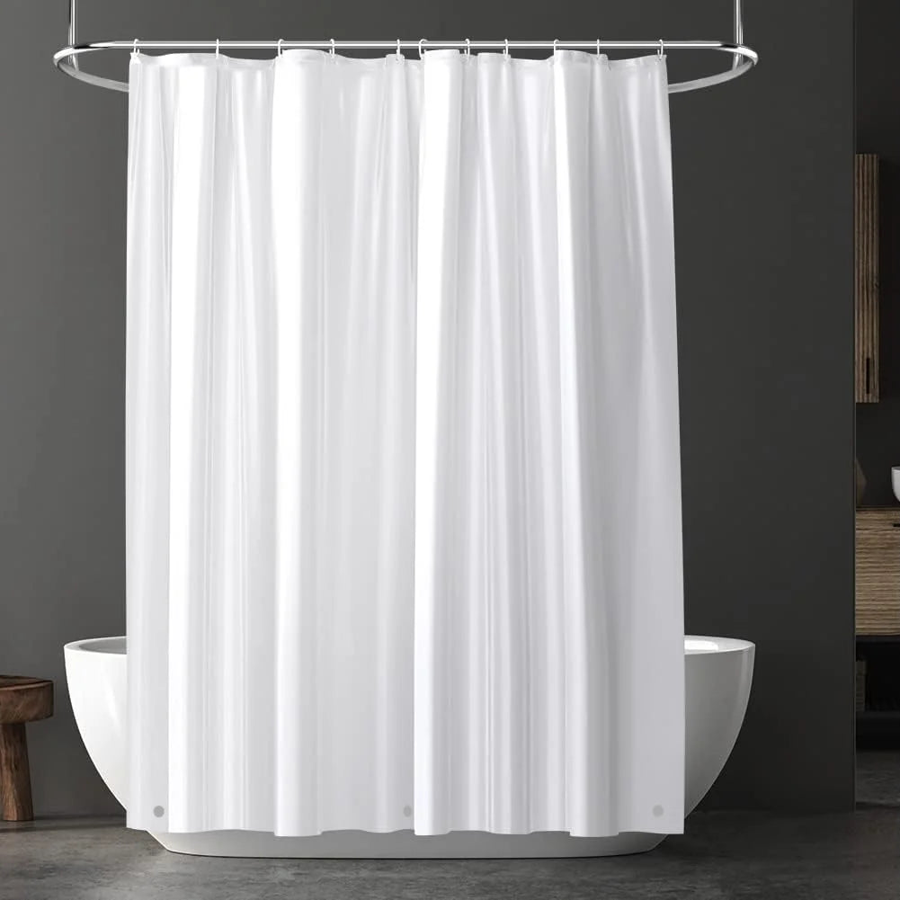 Waterproof Shower Curtain Liner 180x180cm with Magnets