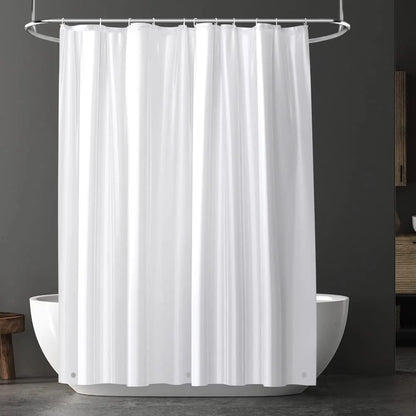 Waterproof Shower Curtain Liner 180x180cm with Magnets