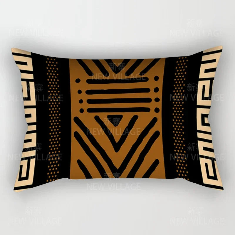 Pillow Cover: Nordic Boho Throw Pillow Case 30x50cm - Modern Fall Decor