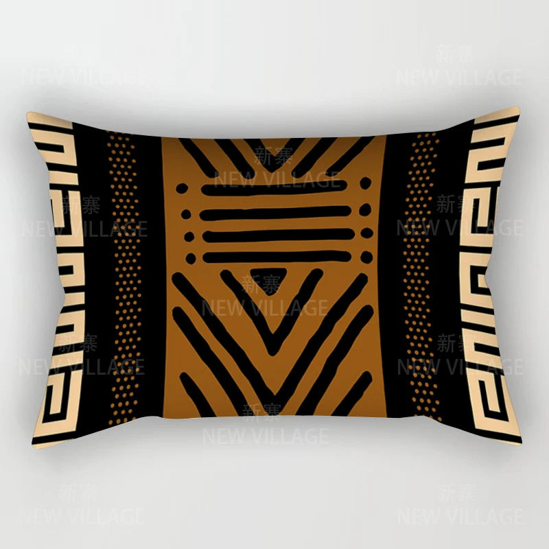 Pillow Cover: Nordic Boho Throw Pillow Case 30x50cm - Modern Fall Decor