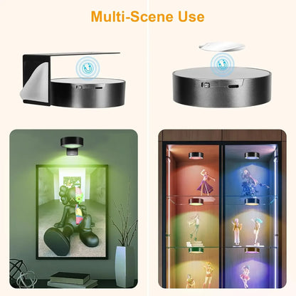 Battery Picture Wall Lamp: Wireless RGB Sconce with Timer