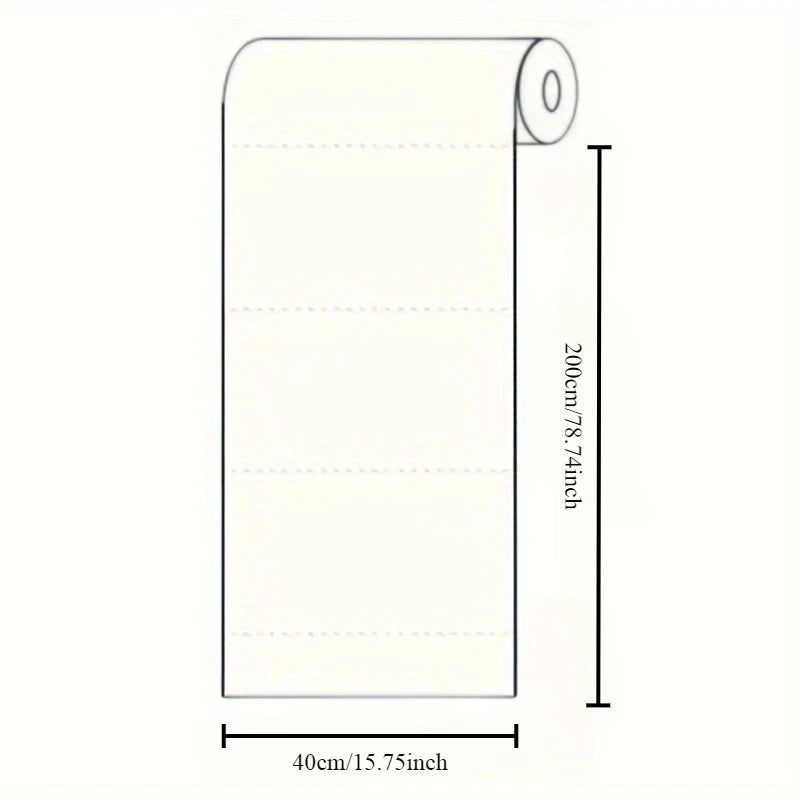 1 Roll Plastic Electrostatic Adhesion Wall Protective Film – Waterproof, Oil-Proof,