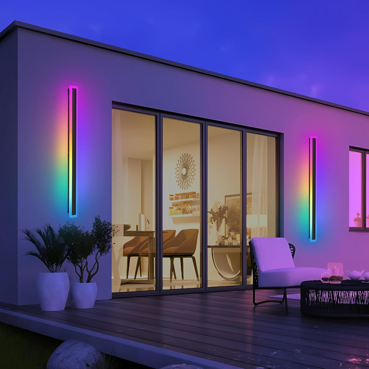 RGB LED Strip Light: Remote & WiFi Control, Waterproof Outdoor