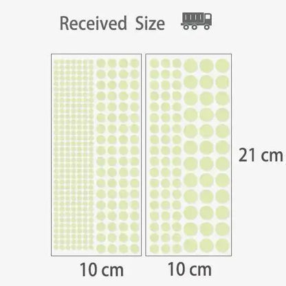 407Pcs Luminous Dot Wall Stickers Ceiling Starry Sky Top Luminous Star Wall Stickers Creative Children's Rooms Fluorescent Decor