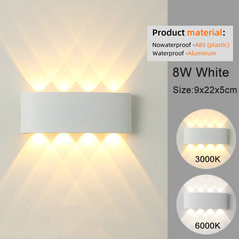 LED Wall Sconces: Modern Up/Down Indoor Outdoor Lights