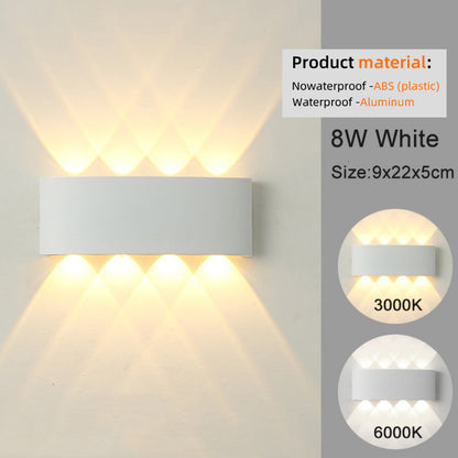 LED Wall Sconces: Modern Up/Down Indoor Outdoor Lights
