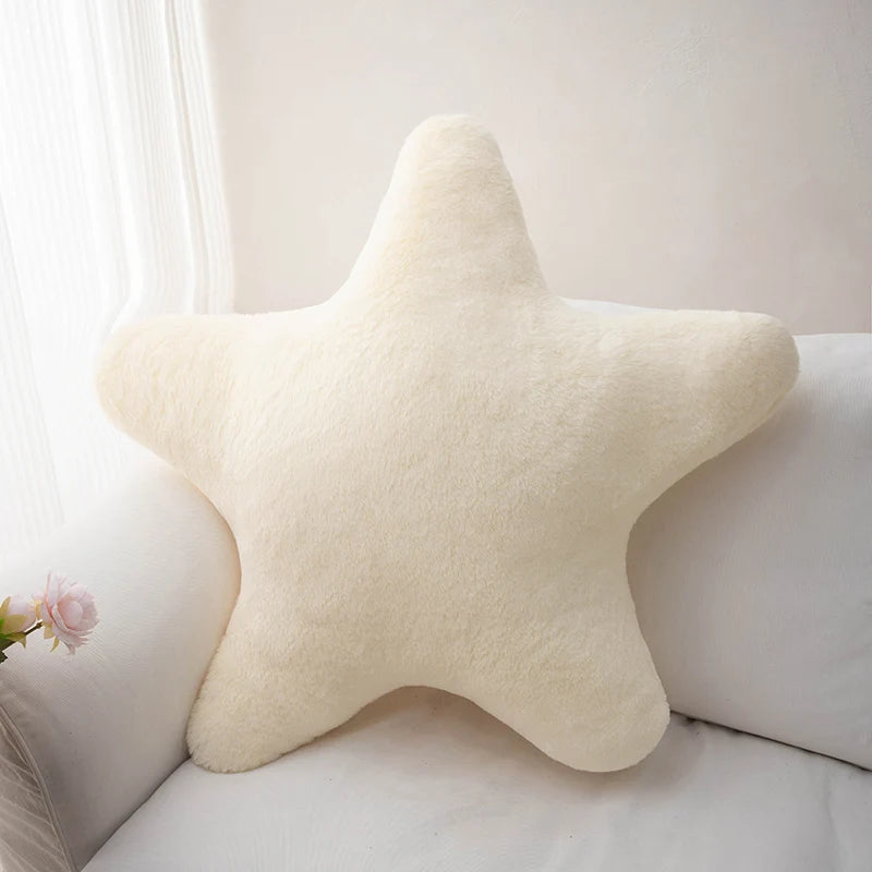 Star Pillow Plush Cushion for Kids' Bedroom Decor