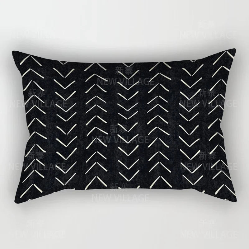 Pillow Cover: Nordic Boho Throw Pillow Case 30x50cm - Modern Fall Decor