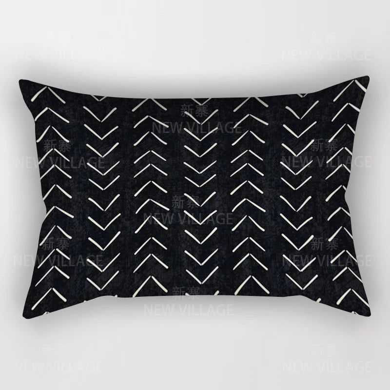 Pillow Cover: Nordic Boho Throw Pillow Case 30x50cm - Modern Fall Decor