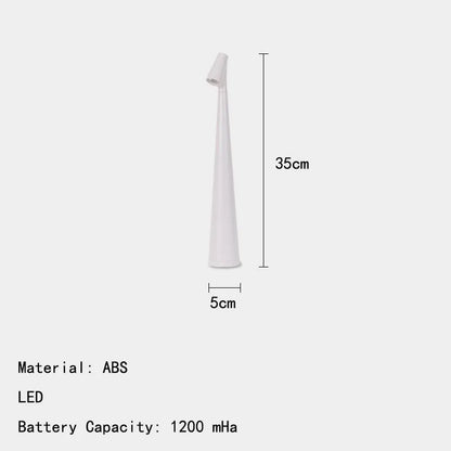 Nordic Creative Art ABS Rechargeable LED Decoration Table Lamp Desk Light For Bar Living Room Bedroom Study Lighting Fixtures