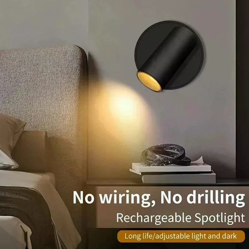 LED Spotlight Touch 2000mAh Magnetic Base Wall Light