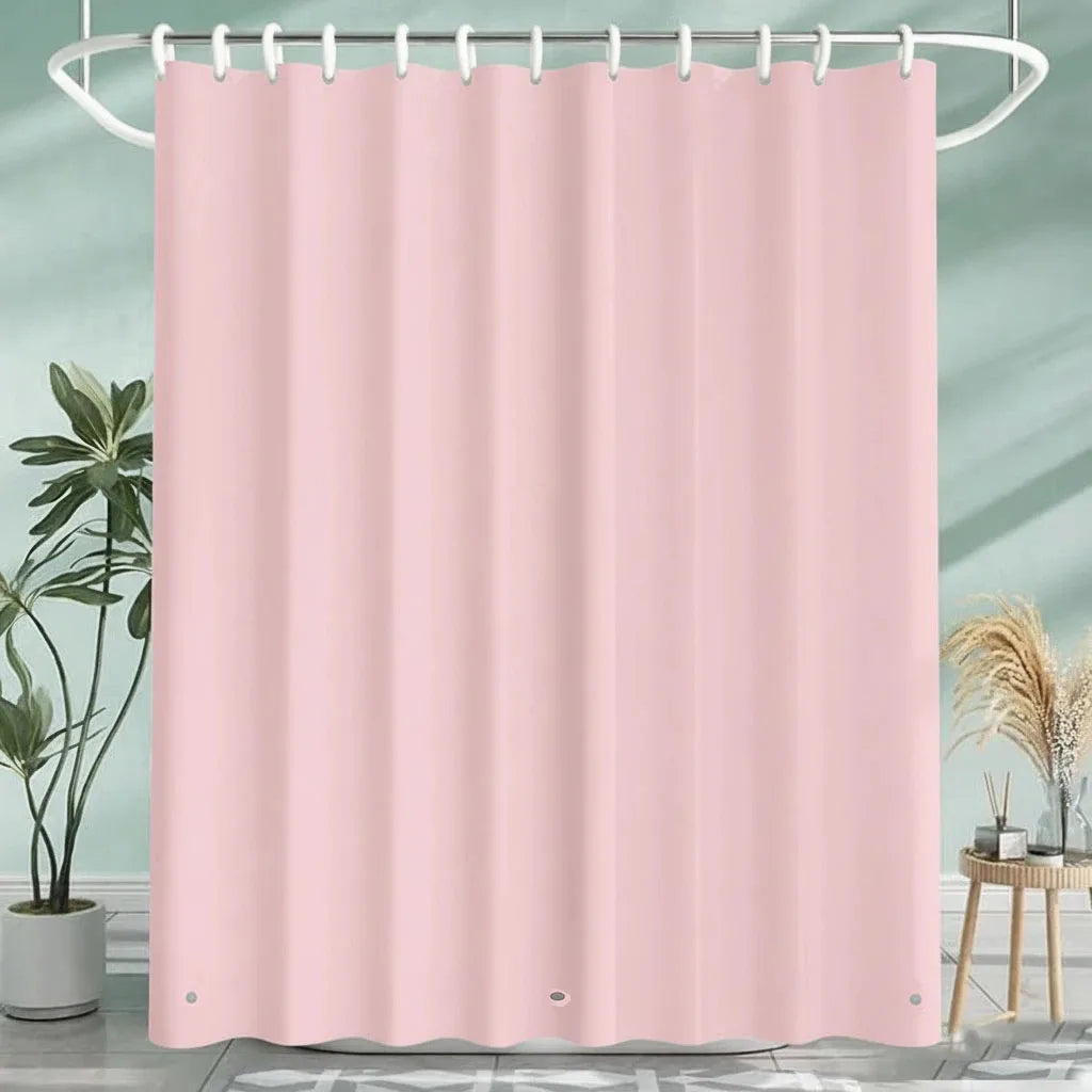 Waterproof Shower Curtain Liner 180x180cm with Magnets