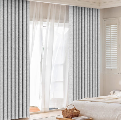 Light Filtering Room Divider Curtain - Sheer Privacy Partition