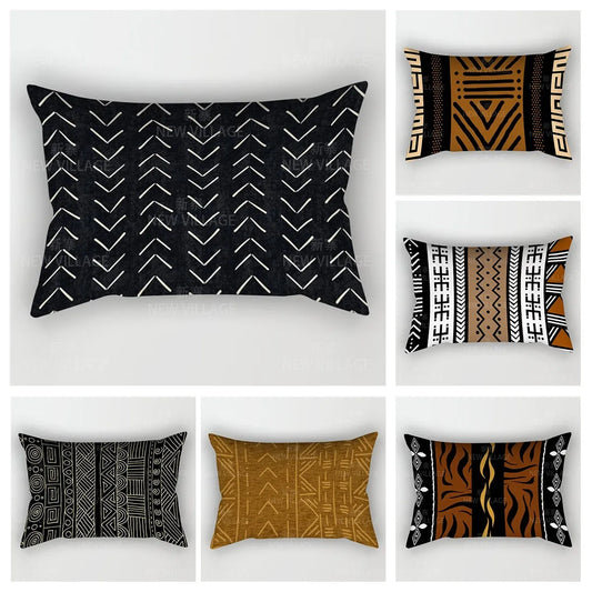 Pillow Cover: Nordic Boho Throw Pillow Case 30x50cm - Modern Fall Decor