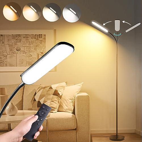 Super Bright LED Floor Lamp 36W 3600L - Remote & Dimmable
