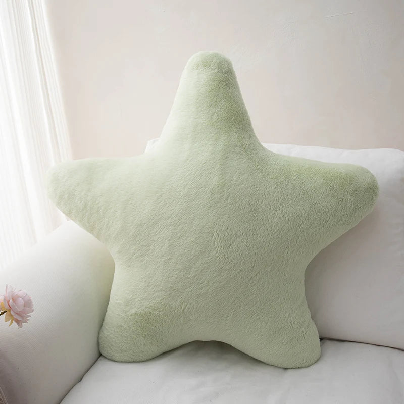 Star Pillow Plush Cushion for Kids' Bedroom Decor