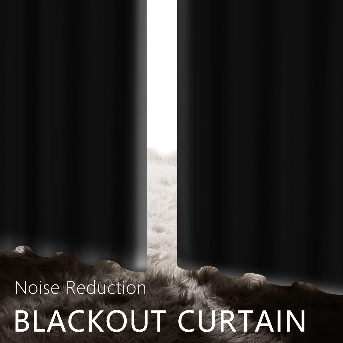Blackout Curtains 100% Privacy Grommets Bedroom Drapes