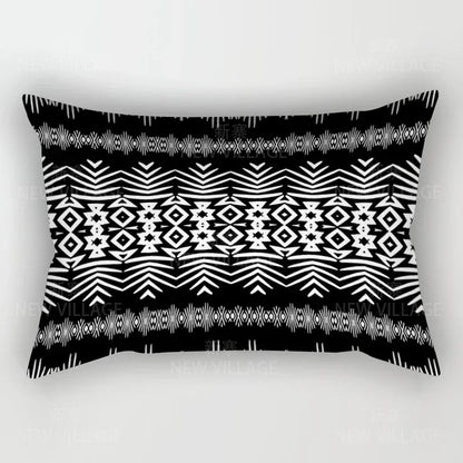 Pillow Cover: Nordic Boho Throw Pillow Case 30x50cm - Modern Fall Decor