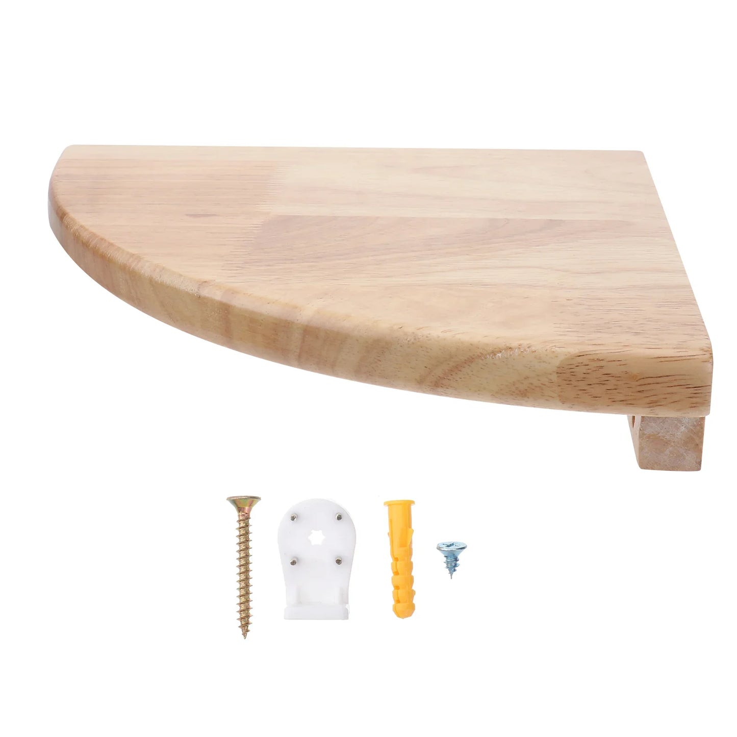 Floating Shelves - Rustic Wood Wall Mounted Corner Organizer