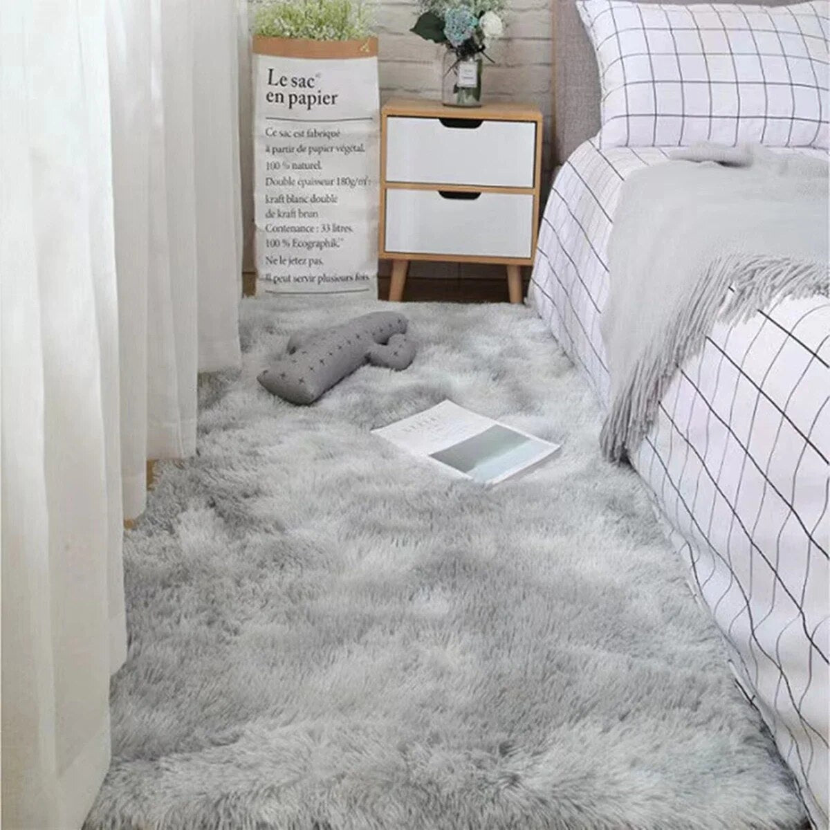 Silk Wool Rugs - VIKAMA Bedroom Carpet & Floor Mat