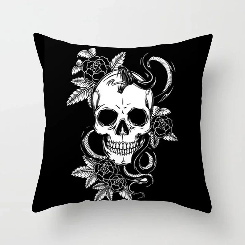 Nordic Geometric Pillow Cover 45x45CM - Black & White Chic