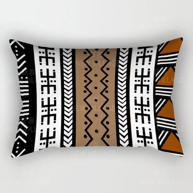 Pillow Cover: Nordic Boho Throw Pillow Case 30x50cm - Modern Fall Decor