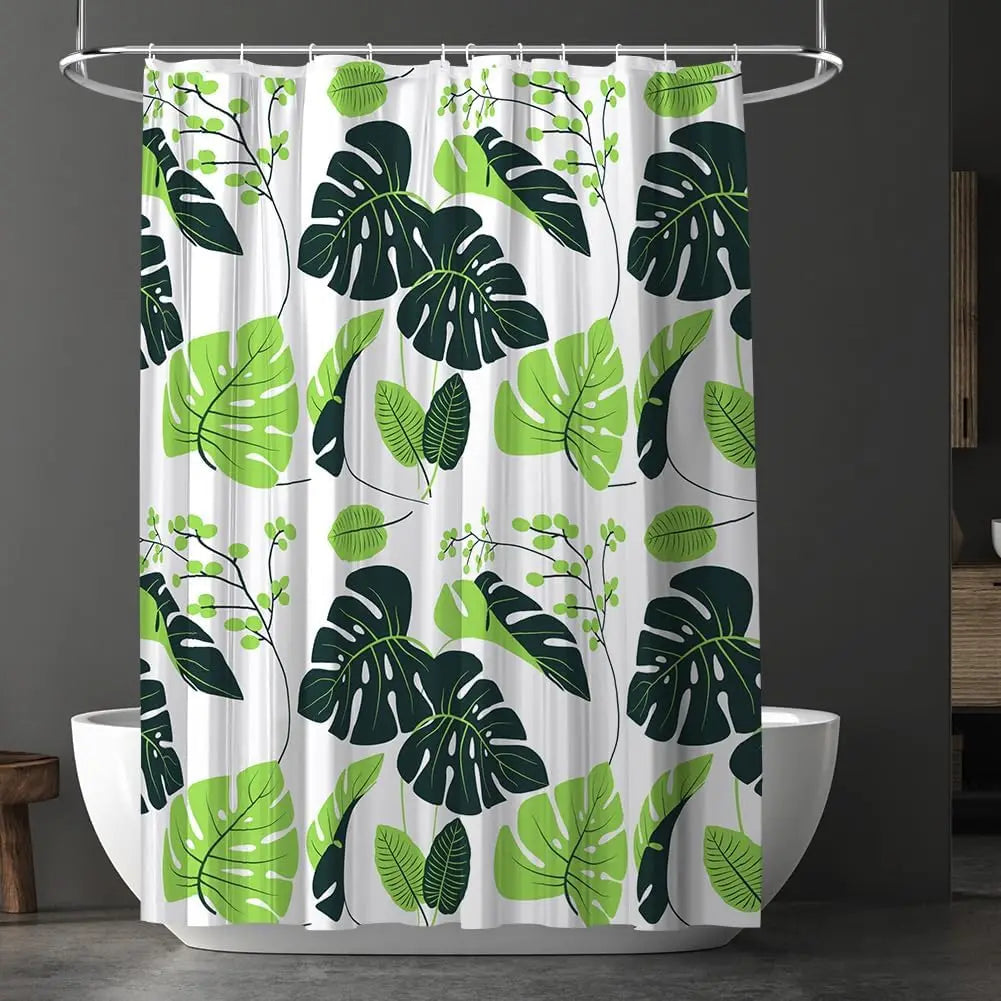 Waterproof Shower Curtain Liner 180x180cm with Magnets