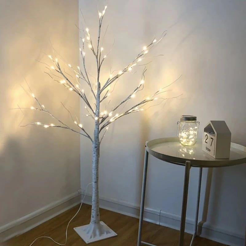 White Birch LED Tree Lights - Festive Decor for Home & Events