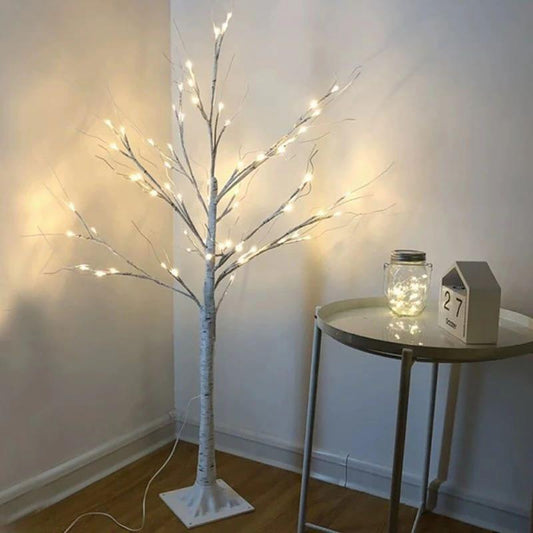 White Birch LED Tree Lights - Festive Decor for Home & Events
