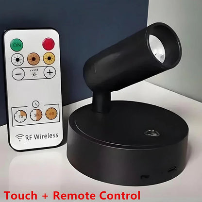 LED Spotlight Touch 2000mAh Magnetic Base Wall Light