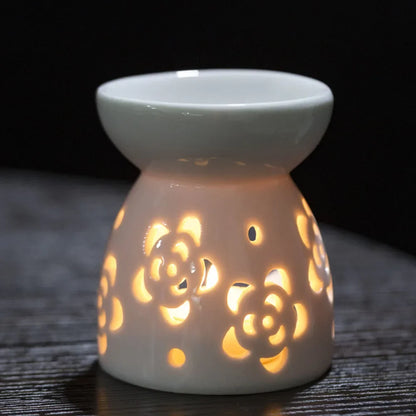 Candle Warmer: Valentine's Wax Melt Burner - Ceramic Candle Warmer Diffuser
