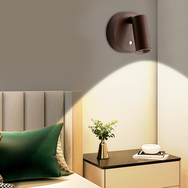 LED Magnetic Wall Lamp: Touch Control, 3-Color Adjustable