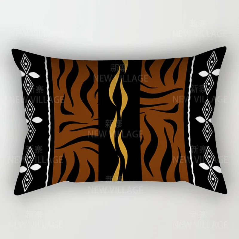 Pillow Cover: Nordic Boho Throw Pillow Case 30x50cm - Modern Fall Decor