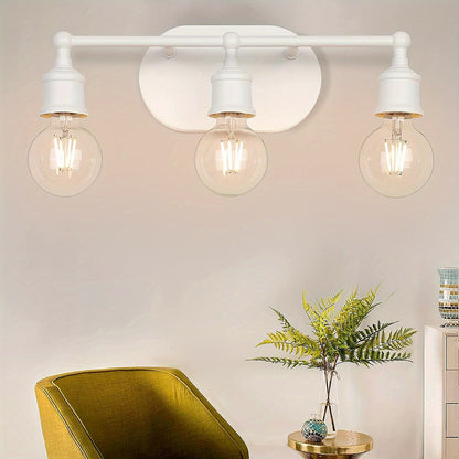 Vanity Light Fixture: Modern Brushed Nickel Wall Sconce