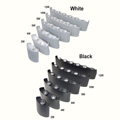 LED Wall Sconces: Modern Up/Down Indoor Outdoor Lights