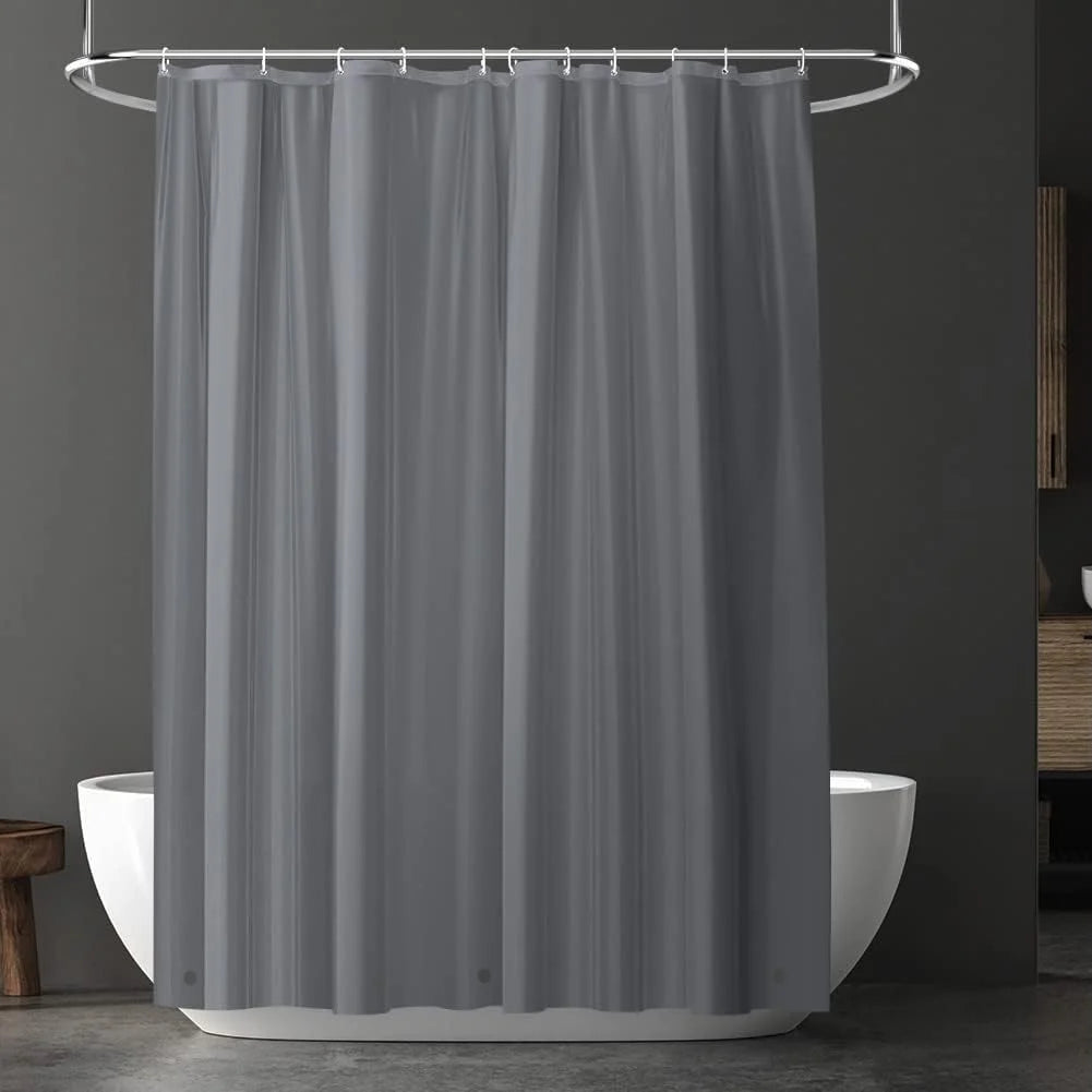Waterproof Shower Curtain Liner 180x180cm with Magnets