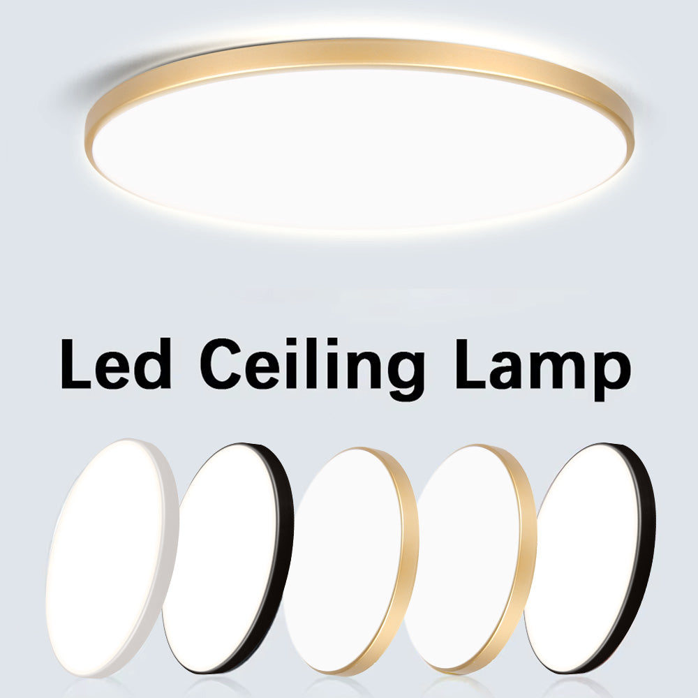 LED Ceiling Light Fixture Panel 30W - Waterproof Bathroom & Kitchen