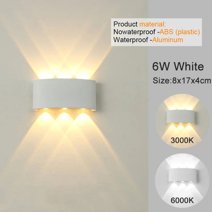 LED Wall Sconces: Modern Up/Down Indoor Outdoor Lights
