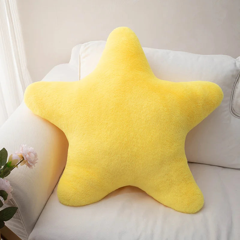 Star Pillow Plush Cushion for Kids' Bedroom Decor