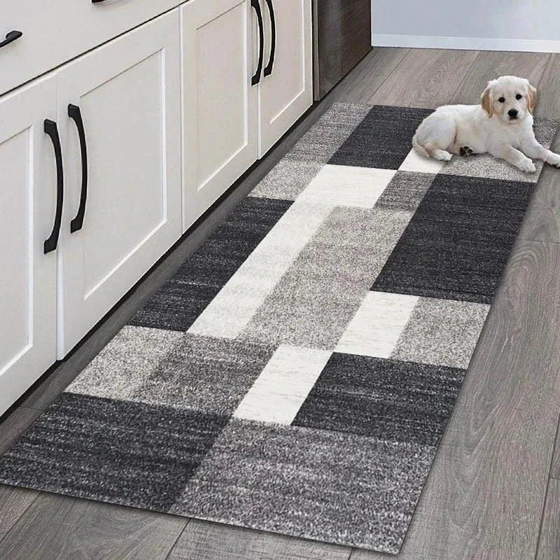 Floor Mat: Geometric Kitchen Floor Mats - Non-Slip VIKAMA Decor