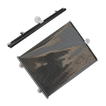 Suction Cup Retractable Sunshade Curtain 15In Heat-Insulating Side Window Curtain Nail-free Roller Blinds Suction Shade Curtain
