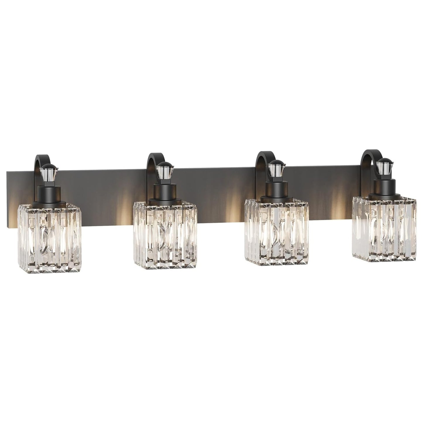 Crystal Vanity Lights - Elegant Bathroom & Makeup Mirror Lighting